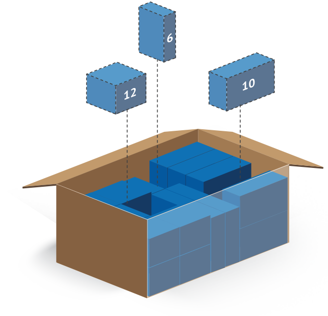 space optimized carton